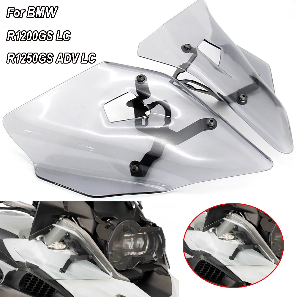 

Отражатель сигнала поворота для мотоцикла на протяжении года, материал для ПК, лобовое стекло для BMW R1200GS LC R1250GS LC Adventure ADV F850GS