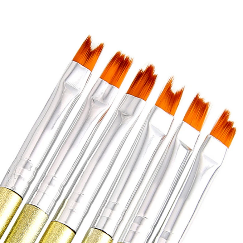 Nail Art Brush Set UV Gel Polish Builder Gradient Drawing Carving Ombre Brushes 3D Nail Tip Design Painting Pen Manicure Tool