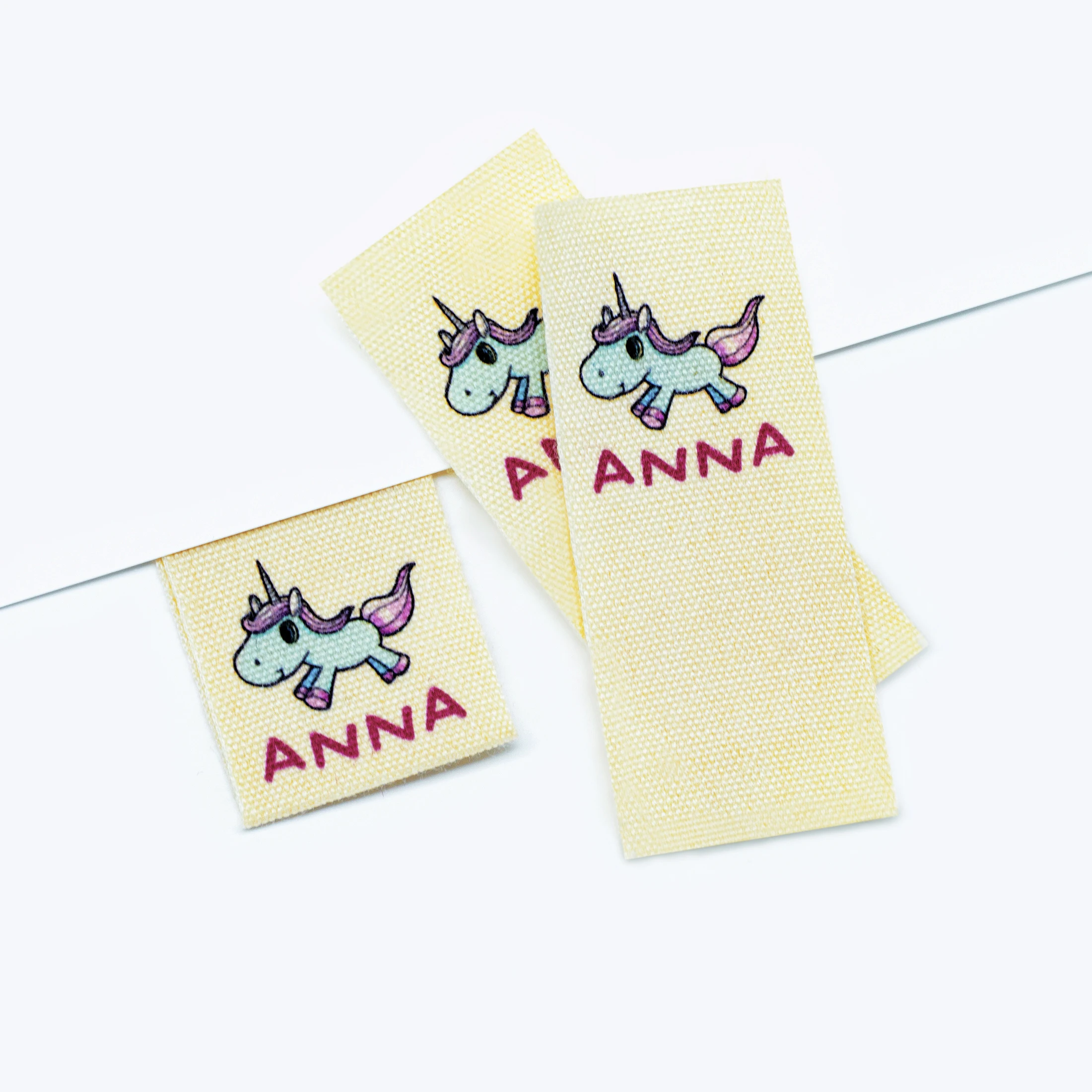 Custom Sewing labels / Brand labels, Custom Clothing Tags, Cotton Ribbon label, Name label (FR063)