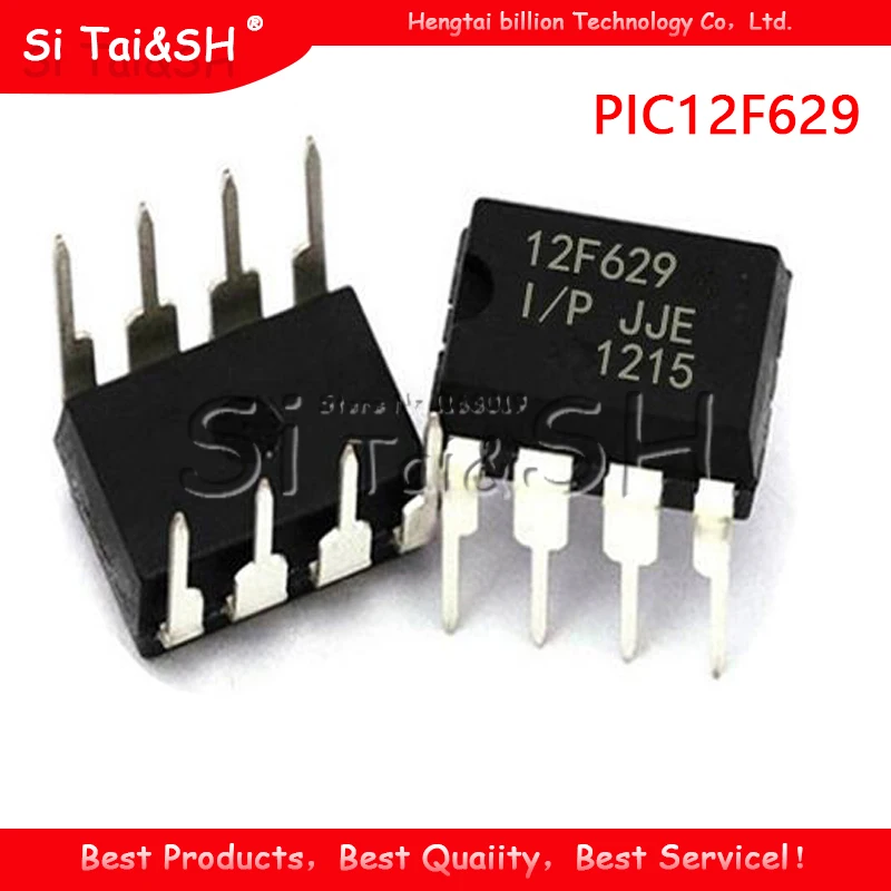 PIC12F675 I P and PIC12F629 DIP-8 Microcontrollers