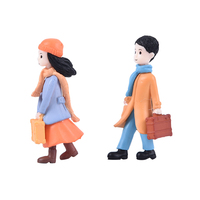 1Pair Mini Figure Couple Home Decoration Accessories Garden Lover Ornament Decor