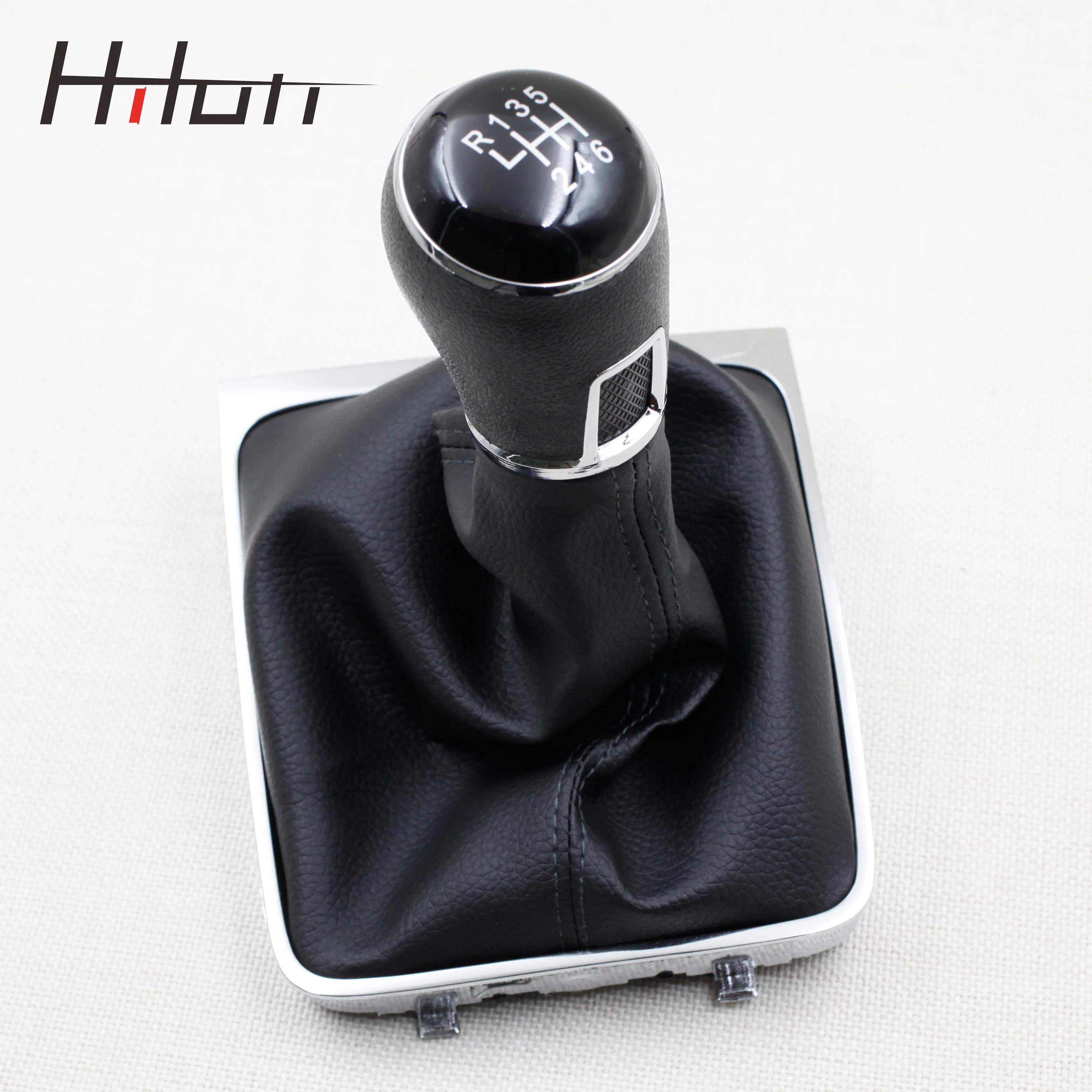 For Volkswagen VW Passat B7 2011 2012 2013 2014 2015 New 5 / 6speed Car Gear Shift Knob With Black Leather Boot 3AA711113A