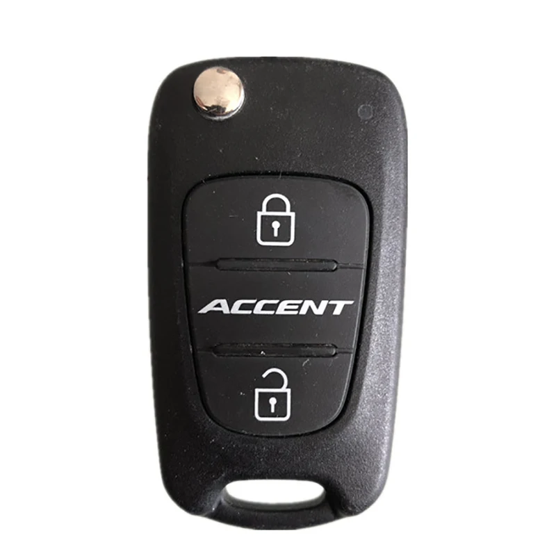 CN020122 Original For Hyundai Remote Key 2 Button 2010-2013 Hyundai Accent Flip Fob 433MHZ 95430-1R110 RKE-4A01