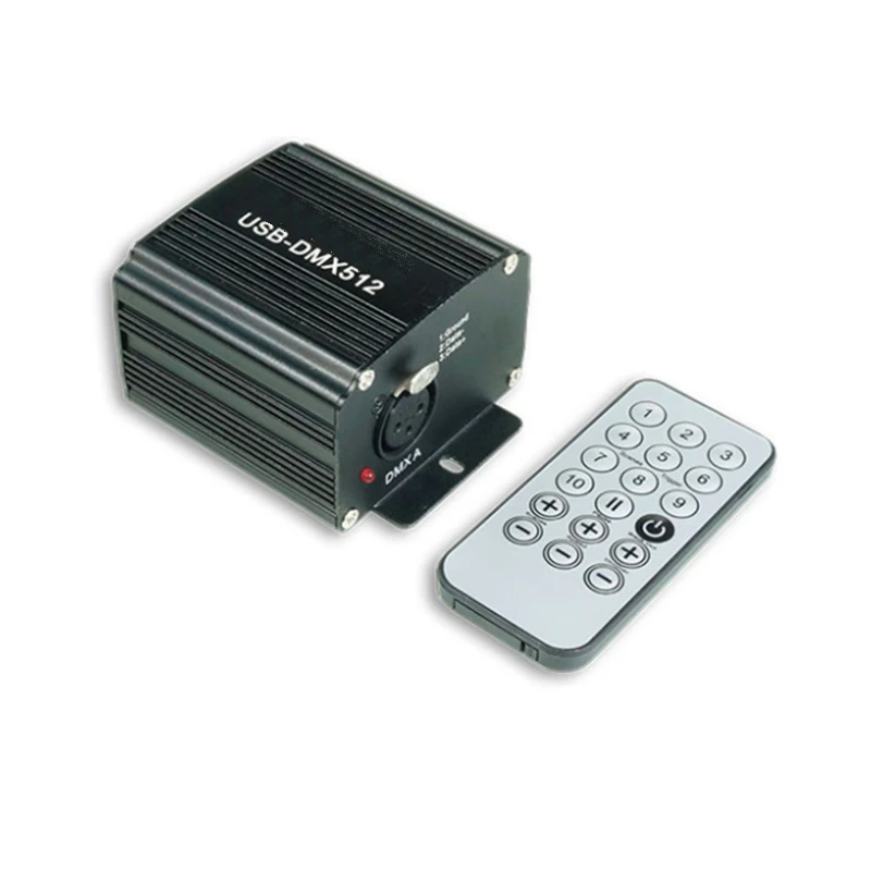 

LTECH Led DMX Master Controller IR Wireless Remote 512 Channel Strip Mini-USB XLR-3 Port Off-line Pattern DMX512 Control LT512