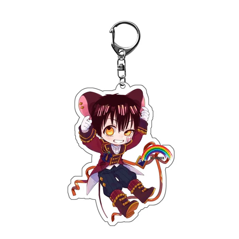 Hanako-kun Keychain Anime Toilet-Bound  Yugi Nene Yashiro Kou Minamoto Teru Mokke Cosplay Prop Key Chain Kawaii School Girl Gift