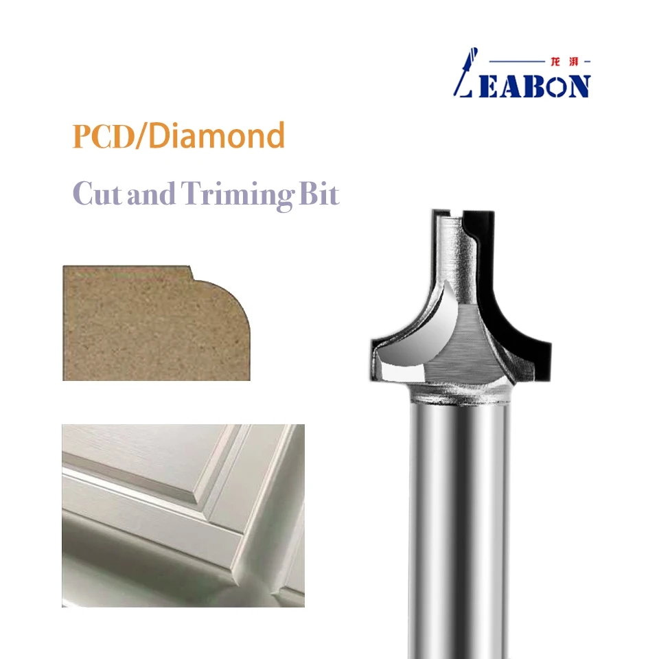 Diamond Trim Router Bit Tool Cabinet Wood Cutter For Furniture Solid Wood Plywood Diamond Custom Cutting Tool