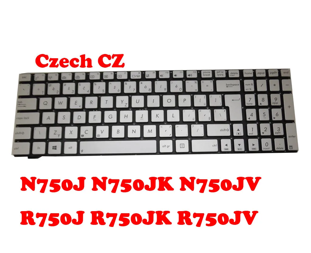 

Laptop Backlit Keyboard For ASUS N750J N750JK N750JV R750J R750JK R750JV TR Turkey/IT Italy/CZ/UK/GR Germany/TR Turkey