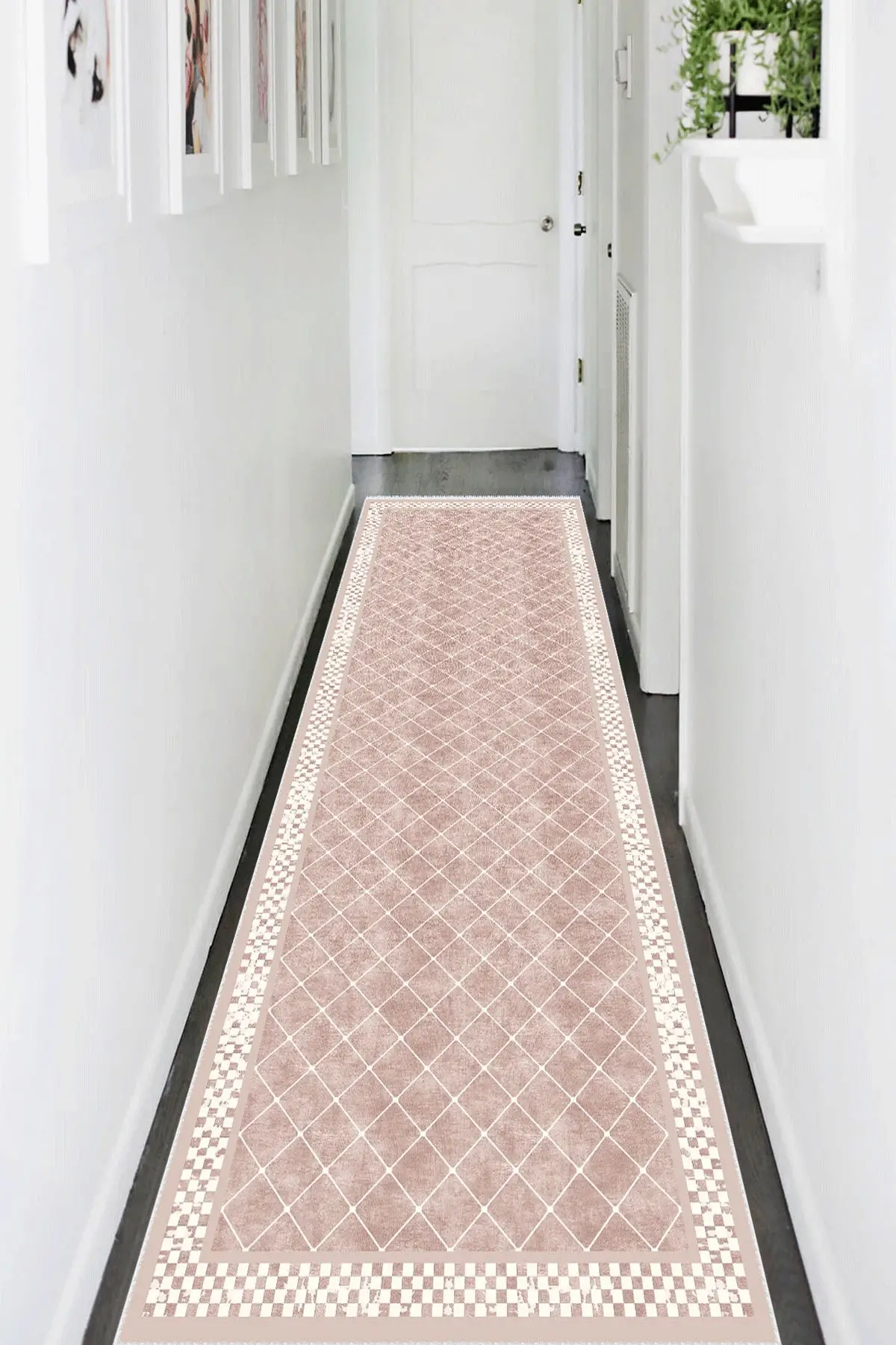 80 cm x 220 cm Decorative Slip-Resistant Cotton-Based Runner Carpet