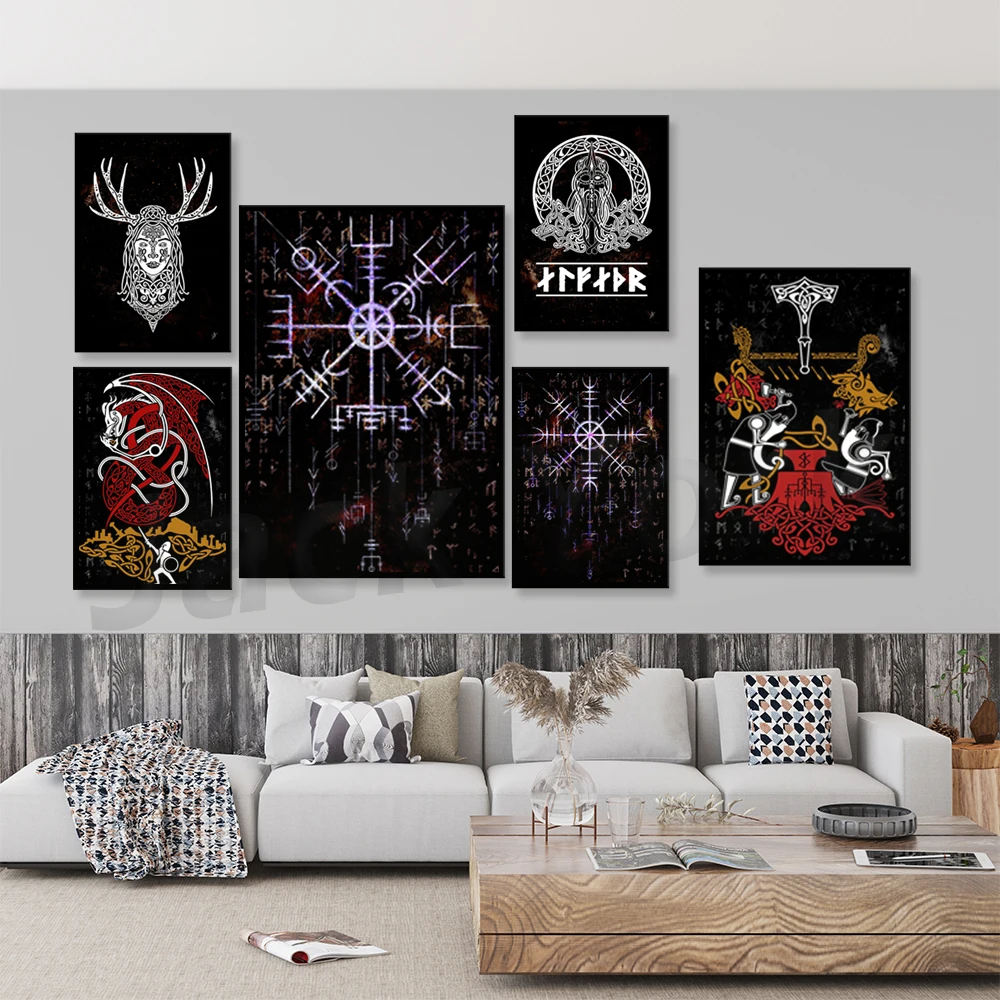 Freya Norse Goddess Poster Painting Picture Wall Decor
