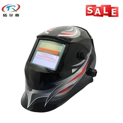 Fast Shipping Chameleon Mask Welder Machine Tig Mig Welding Helmet Factory New Arrival Black Face  JD01 with 2200DE