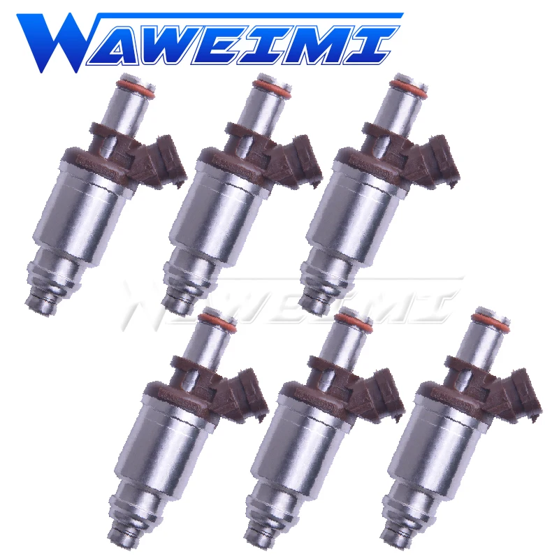 WAWEIMI 6x Fuel Injector Nozzle Valve 23250-46030 For LEXUS GS300 SC300 For TOYOTA SUPRA 3.0 L6 1993-1995 2325046030