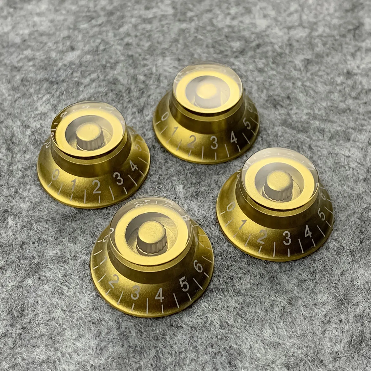 NEW 4pcs LP Electric Guitar Knobs Top Hat Volume Tone Speed Control Knob Buttons Gold For Guitar Parts