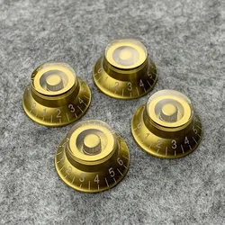 NEW 4pcs LP Electric Guitar Knobs Top Hat Volume Tone Speed Control Knob Buttons Gold For Guitar Parts