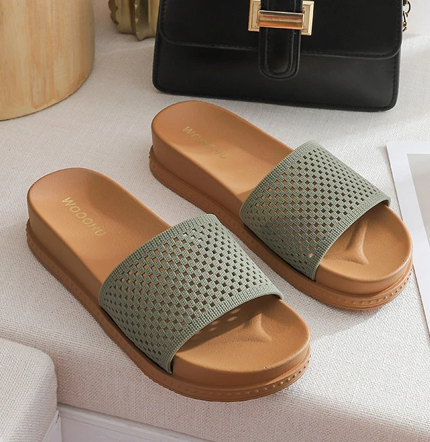 Women Thick Platform Slippers Summer Fruit Beach Eva Soft Sole Slide Strawberry Men Ladies Indoor Bathroom Anti-Slip Shoes