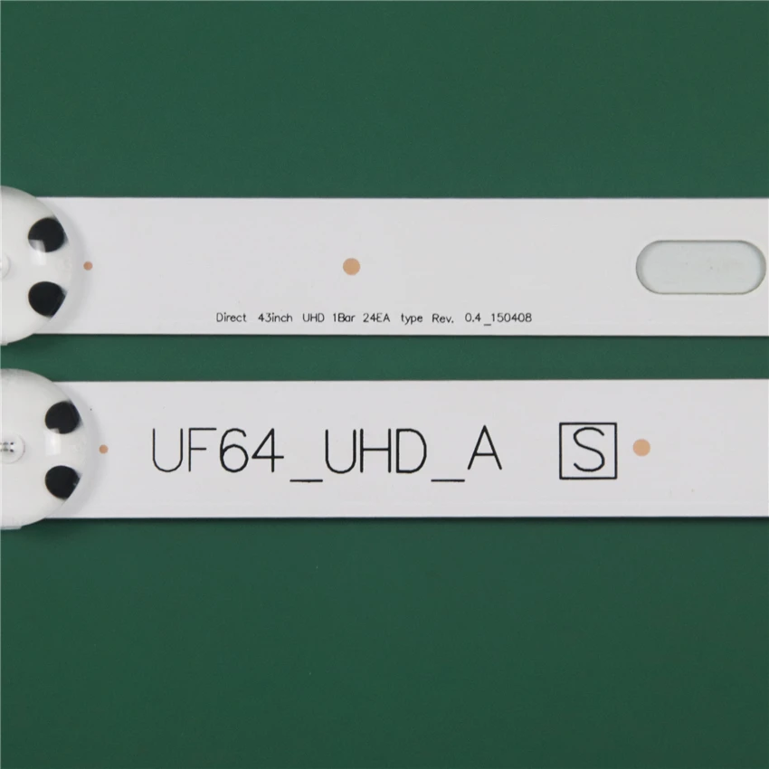 Bande LED da 850mm per LG 43UH610V 43UH610N 43UH611C Barre LED Retroilluminazione Striscia Linea Righello Diretto 43 pollici UHD 1Bar 24EA Tipo