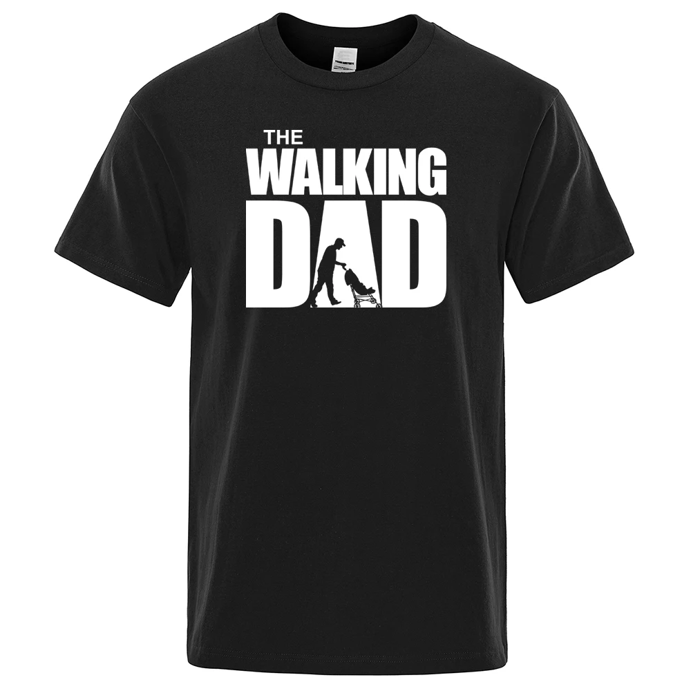 Summer T-shirt The Walking Dad T Shirt Men Cool Casual Mens Tshirt Fashion Hip Hop Tops Streetwear Father\'s Day Gift Tee shirts