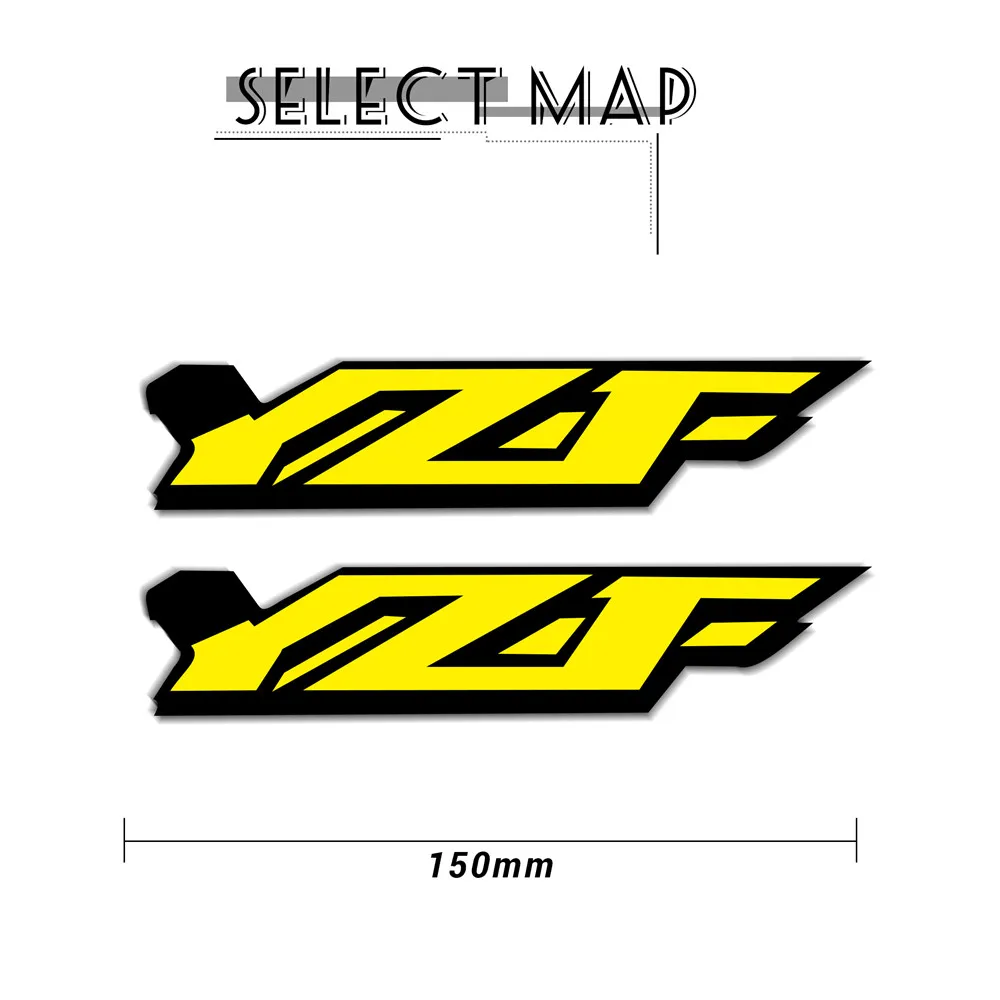 Motorcycle Reflective Stickers Body Helmet Fuel Tank Waterproof yzf Sign Decal for Yamaha YZF yzf-R1 YZF R3 YZFR6 LOGO Sticker