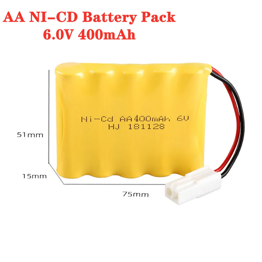 1pcs/Lot 6v 400mah Rechargeable Battery Pack For Double Eagle E703-001 Remote Control Car Parts Battery Aa 6V 400mAh Batteries