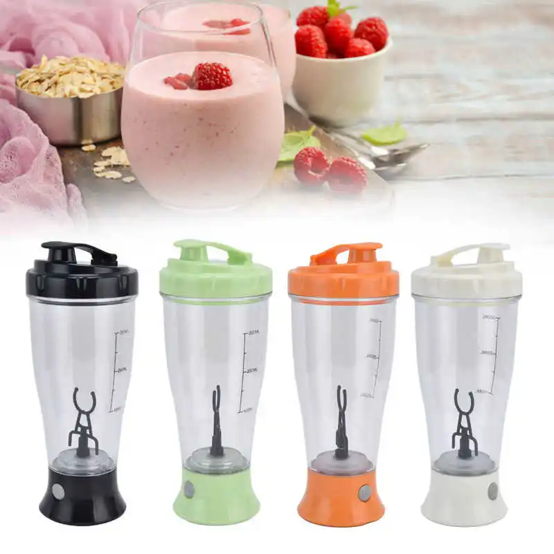 Electric Mixing Cup Simple 350ml Coffee Milk Protein Powder Shaking Bottle Automatic Shaker Cup Milkshake Cup Kitchen Gadgets