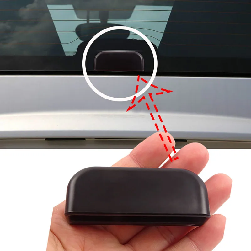 For Smart Fortwo 451 Rear Bumper Trunk Back ABS Plastic Car trunk handle Sticker Auxiliary Knob Exterior Decoration Accessories