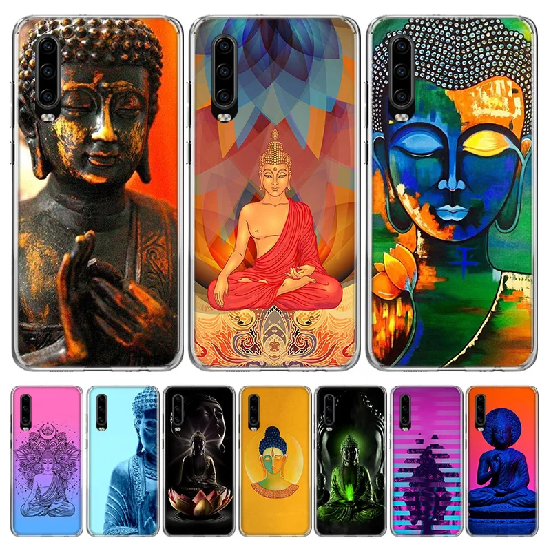 India Buddha Phone Case For Huawei P30 P20 P10 P50 P40 Lite Mate 30 20 10 40 Pro Art Luxury Customized Cover Coque Capa Shell