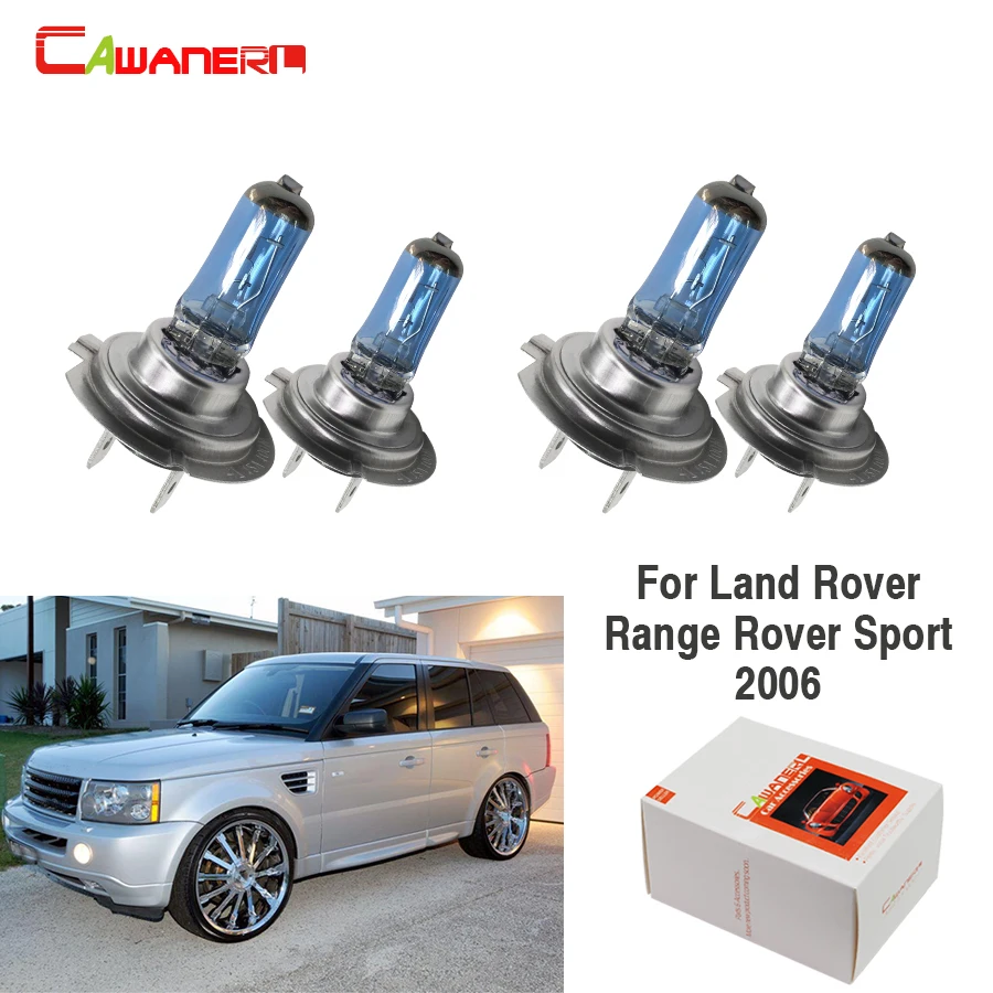 

Cawanerl 4 X 100W Car Light Headlight Halogen Bulb High Power For 2006 Land Rover Range Rover Sport