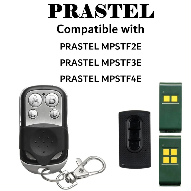 PRASTEL MPSTF2E, MPSTF3E, MPSTF4E evrensel uzaktan kumanda teksir 433.92MHz.