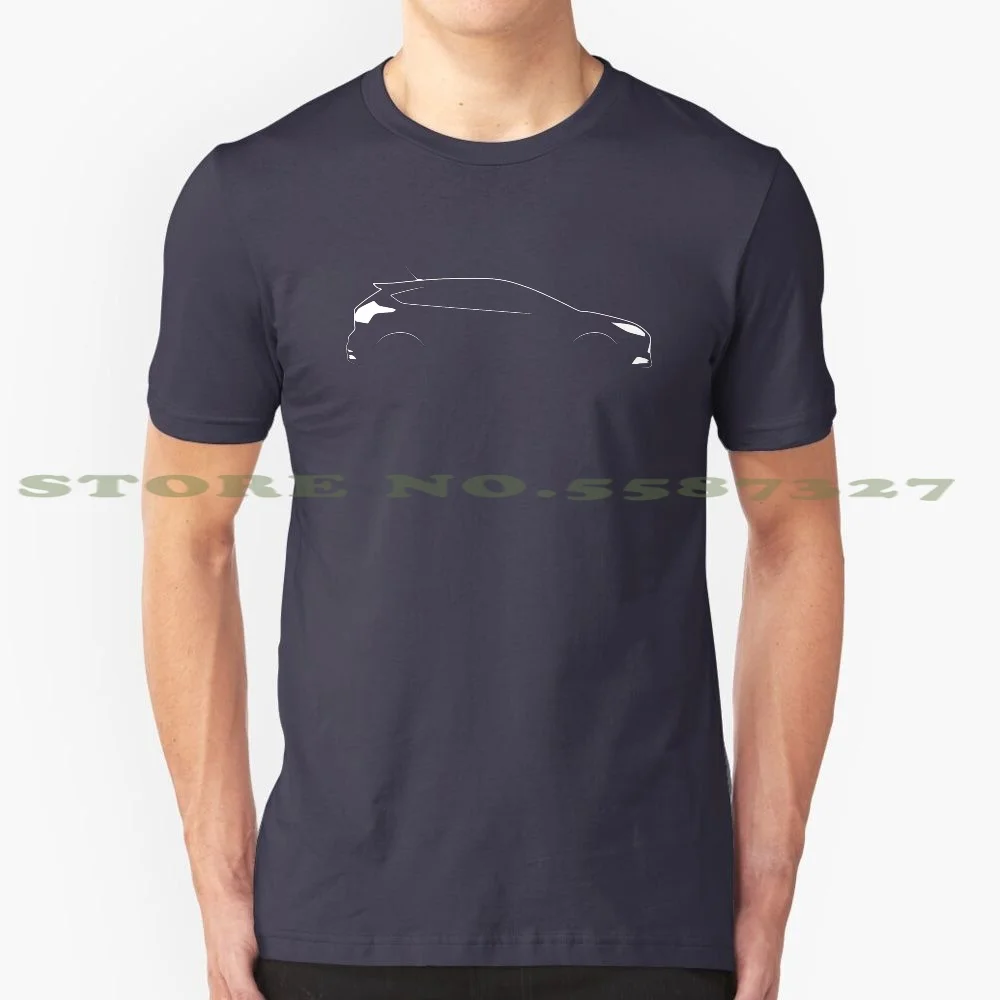 Hot Hatch Brustroke Design 100% Pure Cotton T-Shirt Rs Performance Love My Racing Autocross Fost Brushstroke Mk3 Steeda