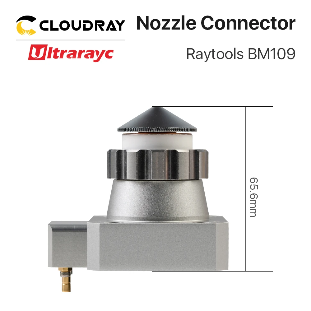 Ultrarayc 섬유 레이저 노즐 커넥터 Raytools BM109 절단 헤드 부품 F200, 섬유 레이저 금속 절단 기계용