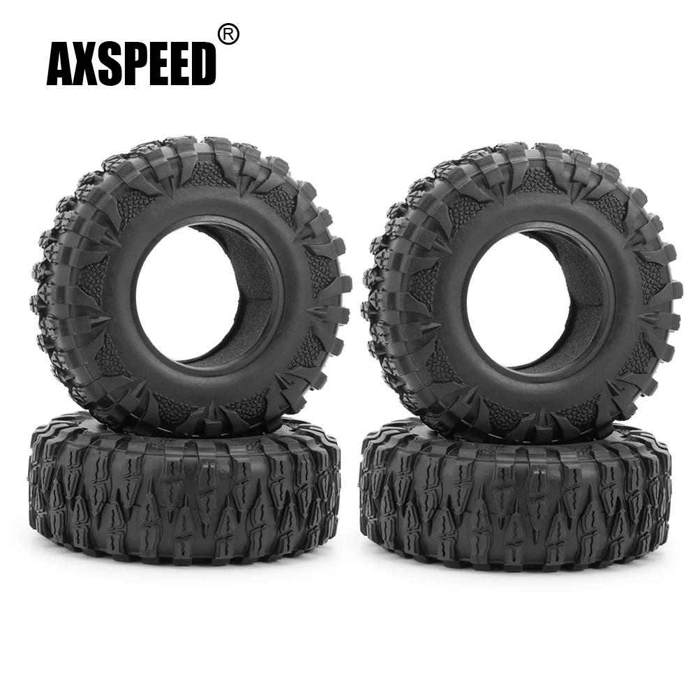 AXSPEED 2.2 inch 120*45mm Dragon Claw Rubber Tires Wheel Tyres for Axial SCX10 Wraith TRX-4 1/10 RC Crawler Car Truck Parts