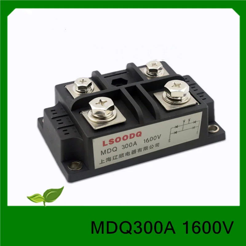 

1PC New Single Phase Rectify Module MDQ300A 1600V Large Rectify Bridge Pile Chip Welding Copper Plate