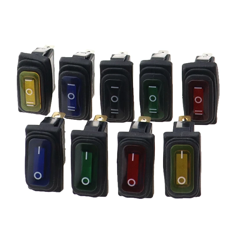 KCD3 Waterproof Rocker Switch ON-OFF/ON-OFF-ON 3Pin,2/3 Position,Electrical Equipment With Lighting Power,15A 250VAC/20A 125VAC