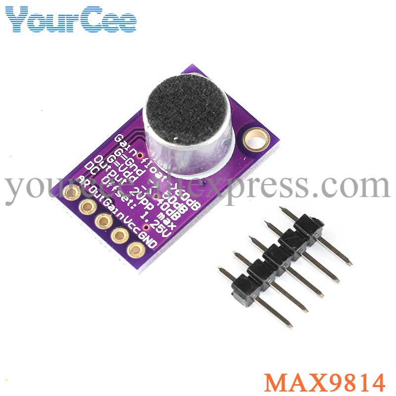 MAX4466 MAX9814 Sound Control Sensor Module Switch Detection Whistle Switch Microphone Amplifier For Arduino