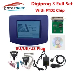 Ferramenta completa do programador do Sel de Digiprog 3, V4.94, versão do OBD, OBD2, FT232BL, microplaqueta 93C46, OBD, DIGIPROG, ST01, ST04, DHL livre