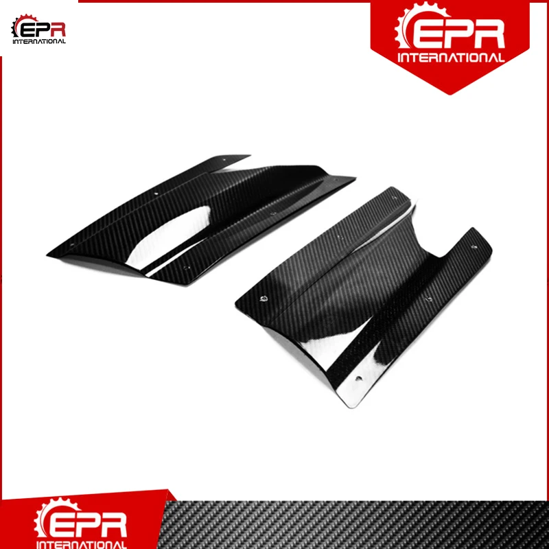 

For Nissan GTR R35 CBA DBA 2013 Ver VRS Style Carbon Fiber Rear Under Skirt Side Air Shroud Splitter Kit (Only Fit VRS Rear Lip)