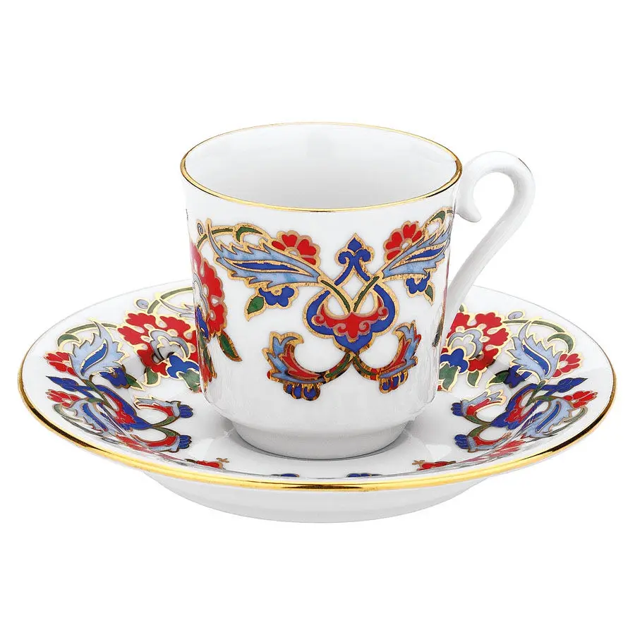 DOLBOVI Kutahya Has Porcelain 6 Personality 452 Pattern coffee cup Pad mug кружка coffee cup cup