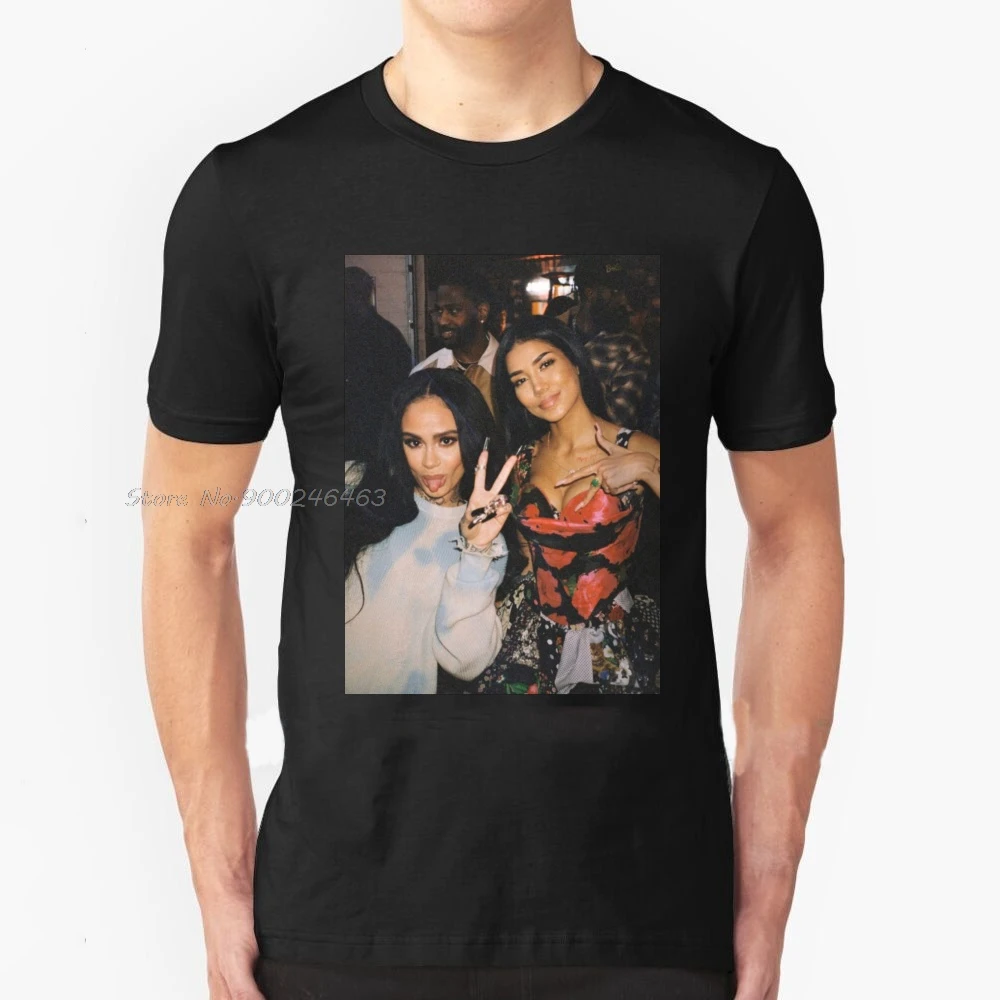 Jhene Aiko X Kehlani X Big Sean Custom Design Print For Men Women Cotton T Shirt Tees Jhene Aiko Music Tshirt