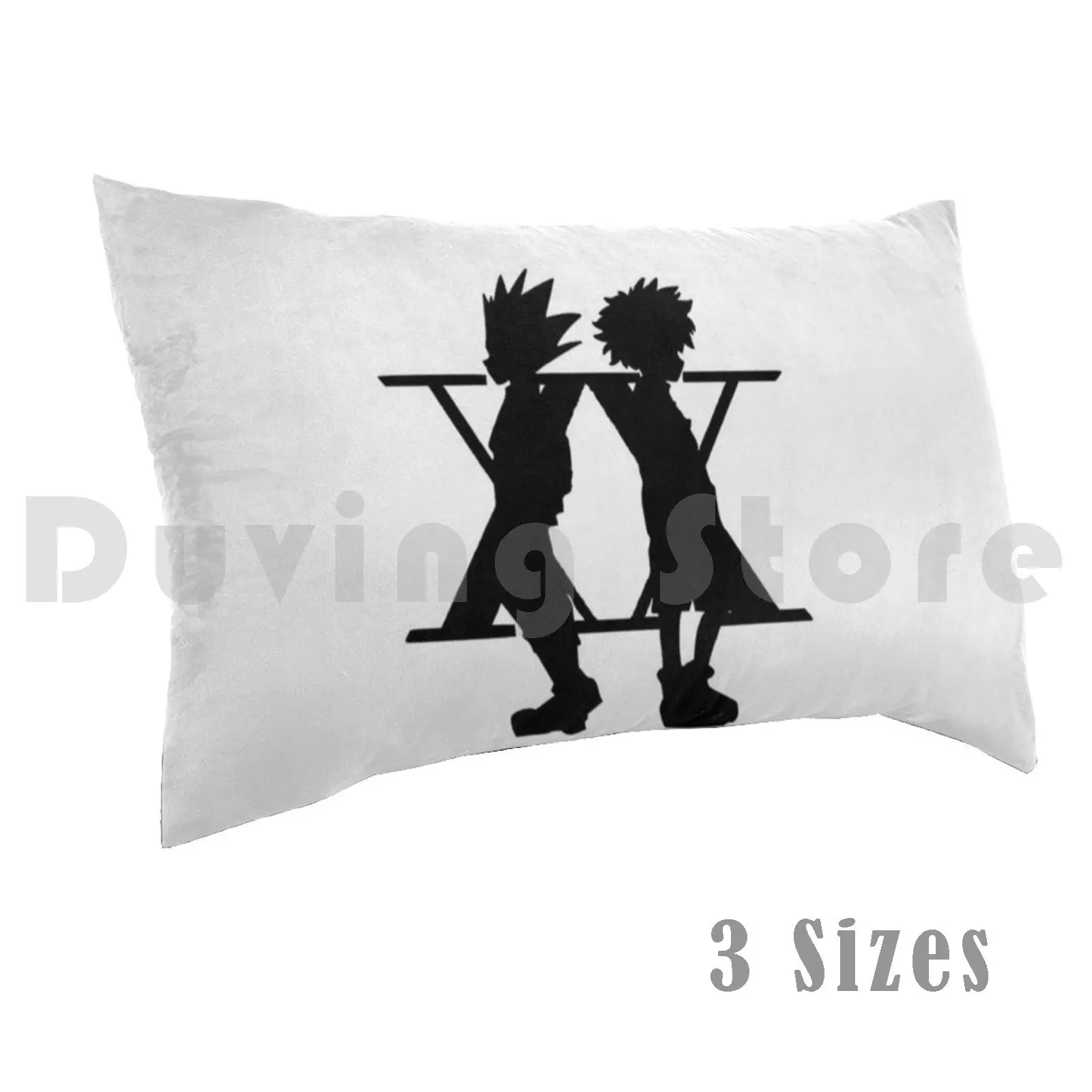 Hunter X Hunter / White Logo Pillow Case 20*30 Inch Hunter X Hhunter Hxh Hunterxhunter Gon Kirua Killua