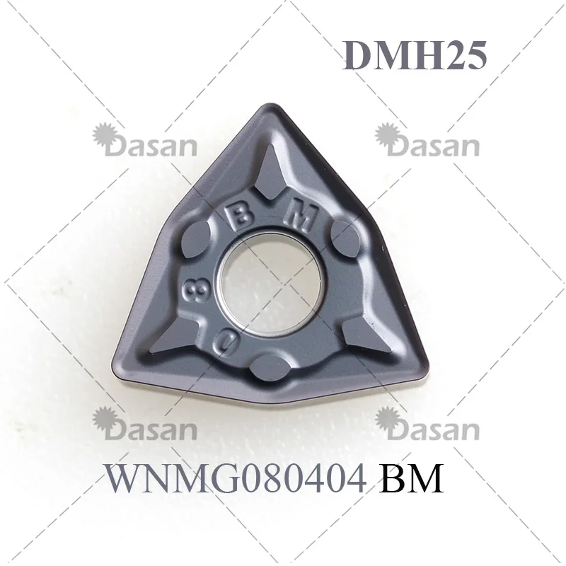 10PCS WNMG080408 BM BF WNMG080404 DMH25 Solid Carbide Inserts Turning Plates Original High Quality Lathe Cutter Tool for Metal