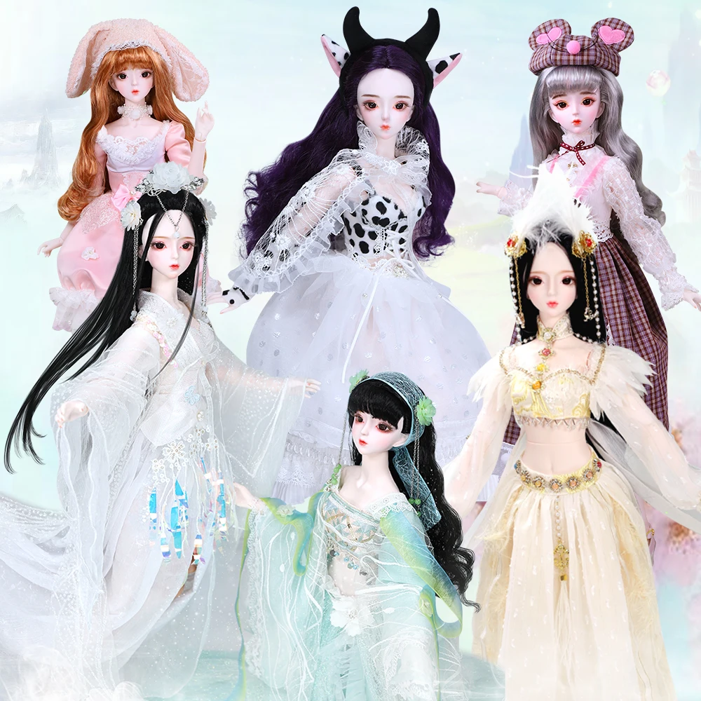 1/3 BJD doll  Joint Body special offers Chinese zodiac  with makeup include outfit shoes hair and Gift box gift toys  ICY,SD