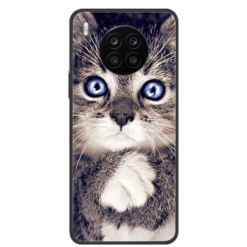 For Honor 50 Lite Case Shockproof Soft silicone TPU Back Cover For Huawei Honor 50 Lite Phone Cases Honor50 Lite Cute Cartoon