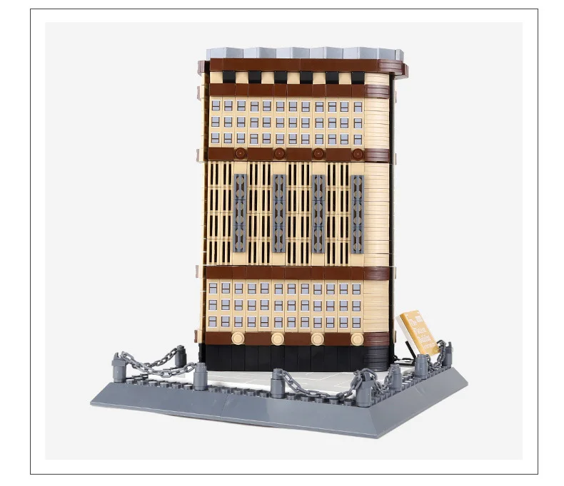 Kreatywny światowej sławy nowoczesny architektura ameryka nowy jork Fuller Flatiron klocki do budowy Model konstrukcyjny zabawka z klocków na prezenty