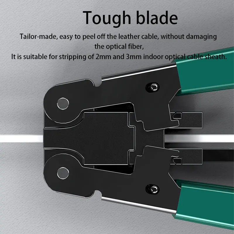 Ftth Cable Stripper Pliers for fiber drop 2.0mm 3.0mm fiber cable Stripping Tool