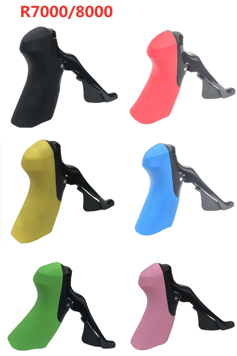 Generic Road Bike Shift Brake Lever Covers Bicycle Silicone Bracket For ST-R8000 ST-R7000 Hoods for Shimano R7000 R8000 Shifters