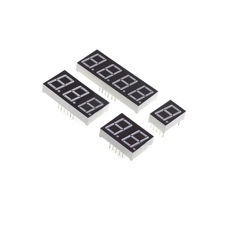 5 PÇS/LOTE 0.36 Polegada Display LED Segmento de 7 1 Bit/2 Bit/Bit 3/4 Bit Dígitos Tubo Red Common Cathode/Ânodo Digital 0.36 Polegada Levou