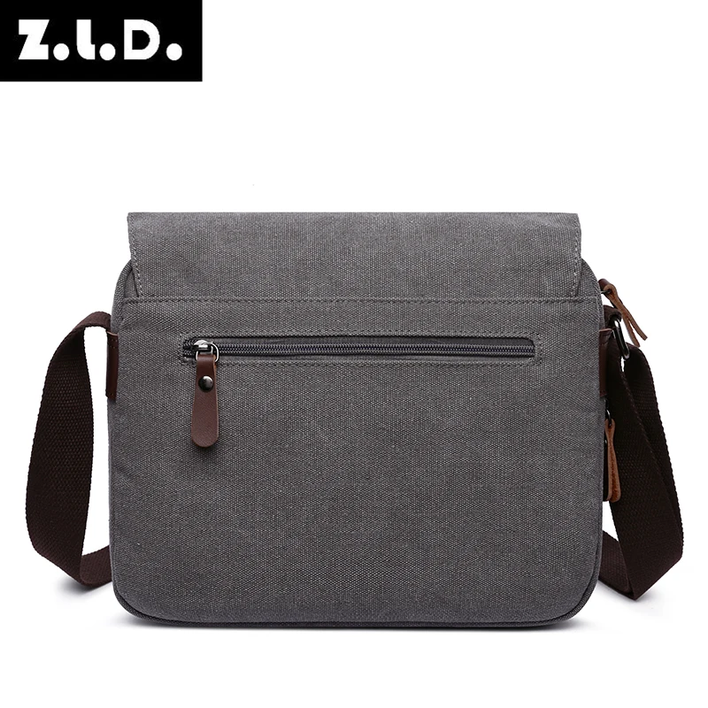 Man Sling Bag Men Canvas Messenger Bag Vintage Brand Business Casual Travel Shoulder Bag Laptop Crossbody Bags For Man