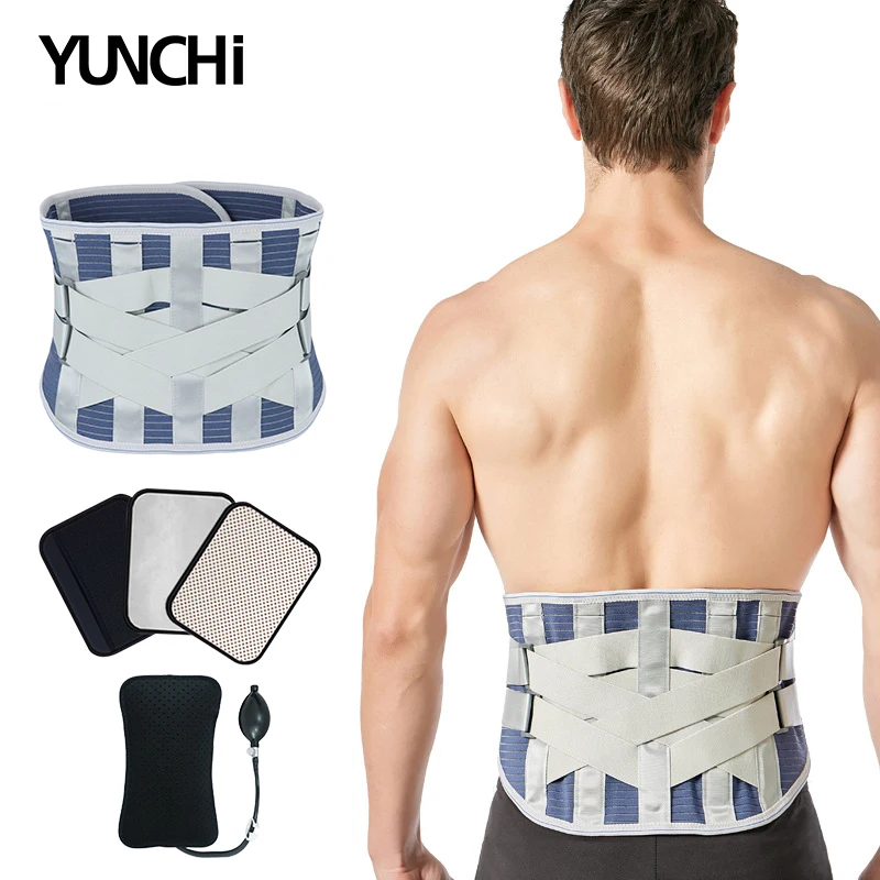 Multifunctional Lumbar Support Waist Corset Belt Orthopedic Corset Back Support Belt Men Back Brace Protection Spine Support