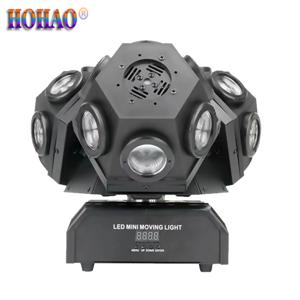 Hot 18*10W 3 Heads Led Moving Head Beam RGB Laser 3IN1 Strobe X-Mas Disco DJ Dmx512 Stage Effect Lighting XY Rotating Spin Club