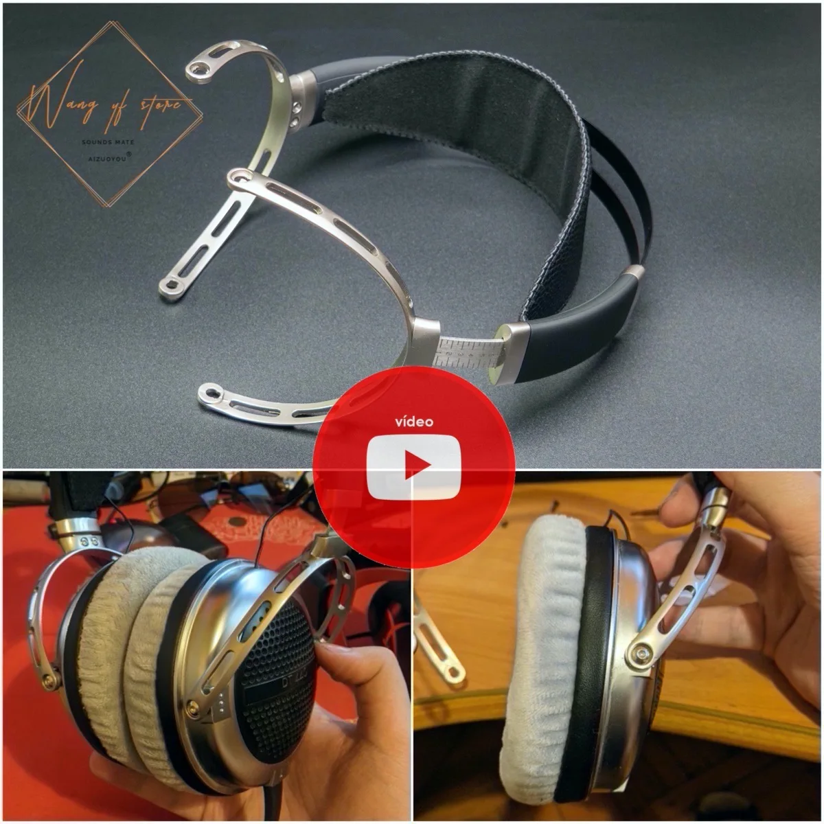 

Metal Headband Cushion For Beyerdynamic DT 440 770 880 990 DT1770 DT1990 Pro Headphone Ear Hooks Top Pads Rplacment Repair Parts