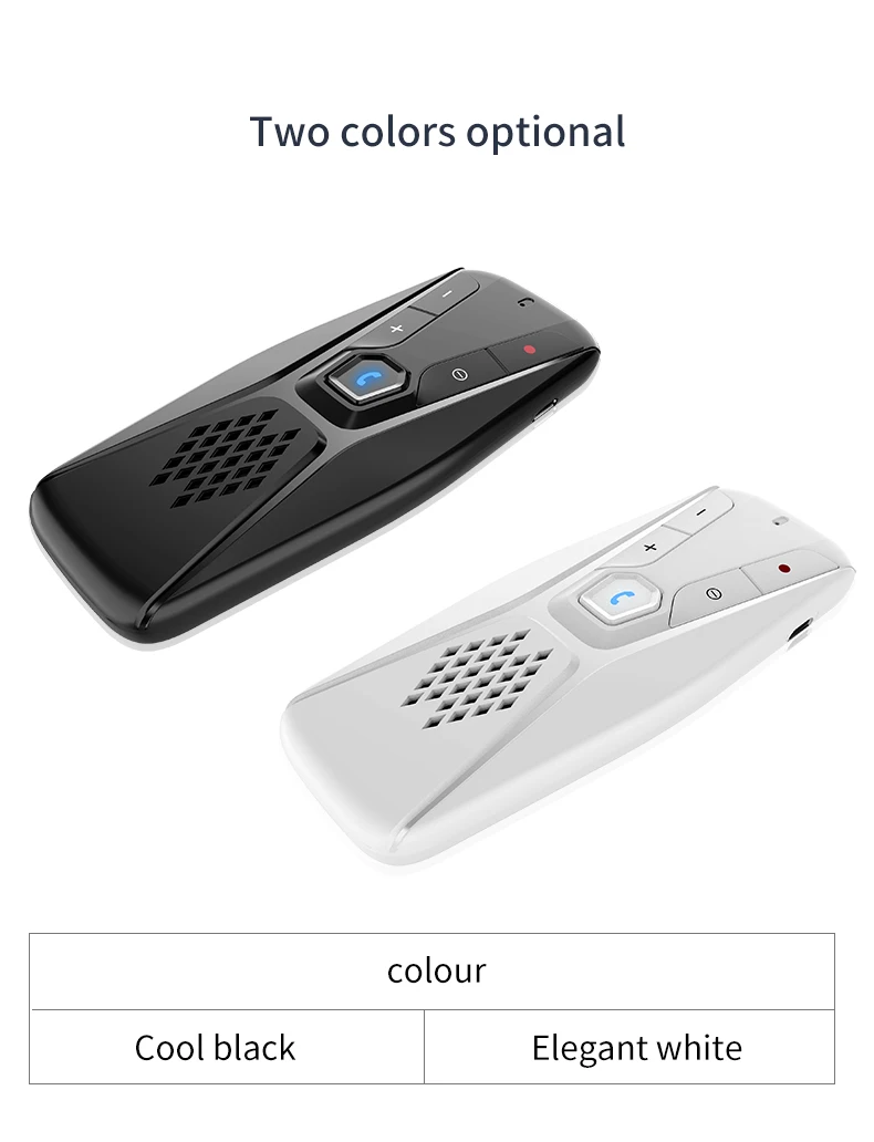 مجموعة سيارة بلوتوث لاسلكية شاملة ، مكبر صوت يدوي ، مكبر صوت للهاتف ، T823 ، داخل السيارة